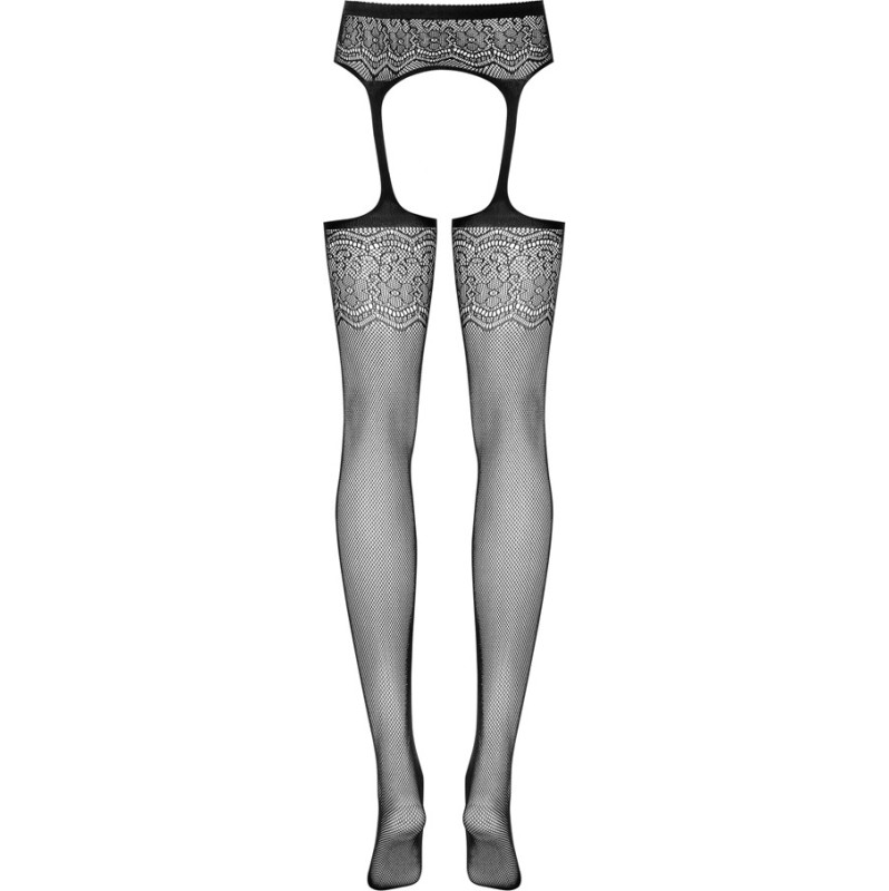 Garter Stockings Obsessive S207 Black