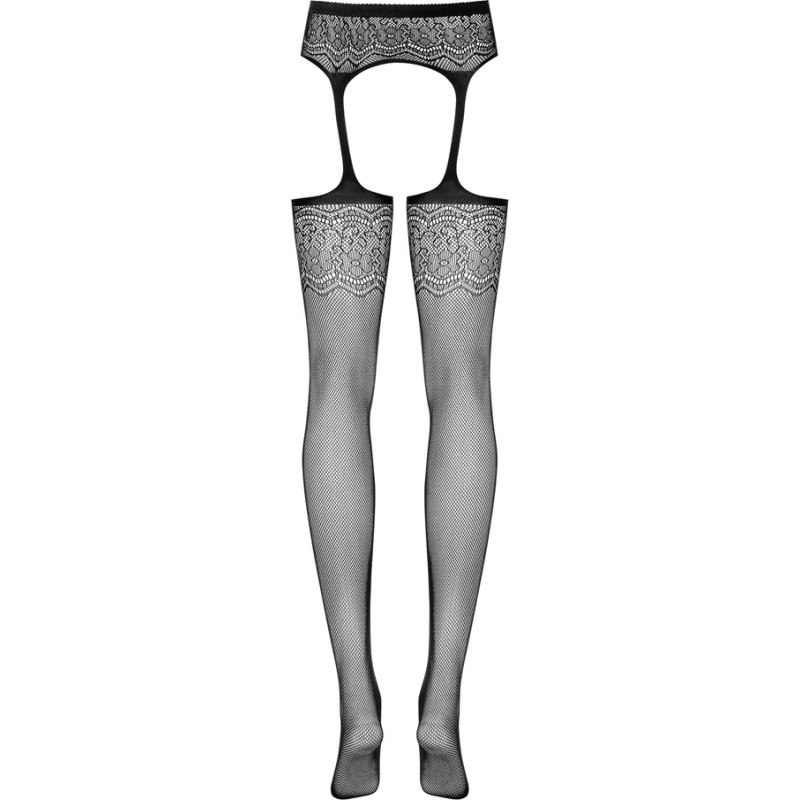 Garter Stockings Obsessive S207 Black