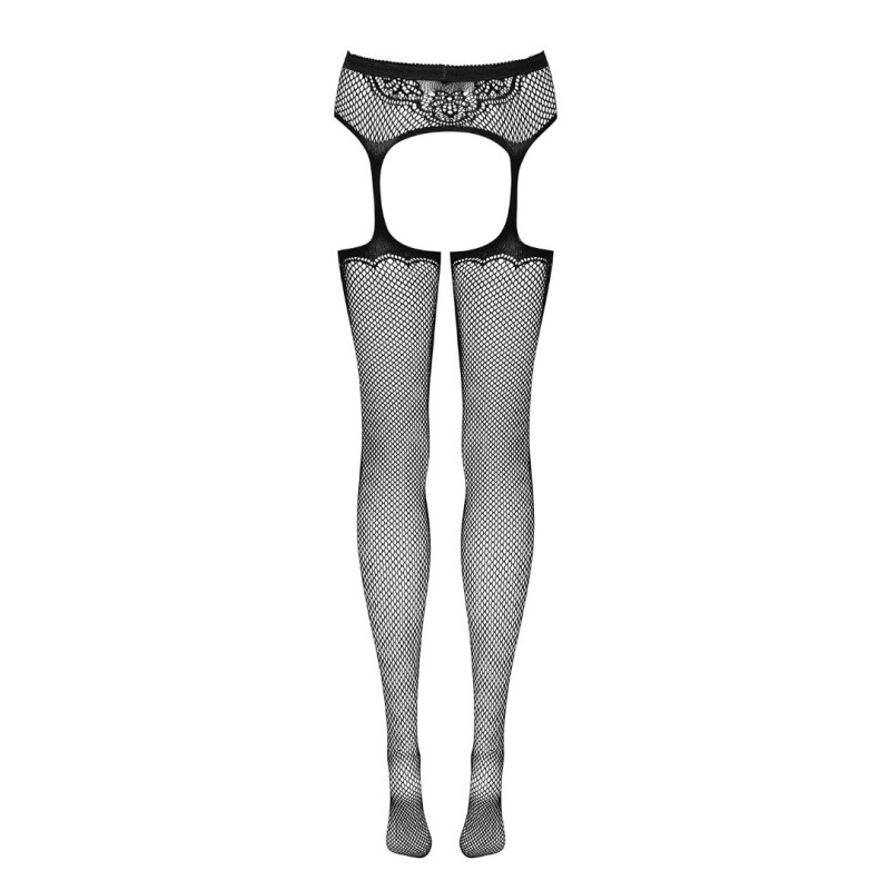 Garter Stockings Obsessive S232 Black