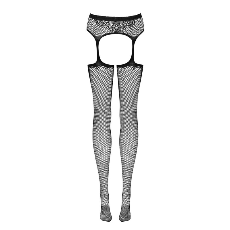 Garter Stockings Obsessive S232 Black