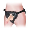 Ζώνη Strap-on Orgasm Cozy Harness 5 Lovetoy Μαύρη