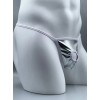 Love Market Mens String Exotic Man Silver Strings