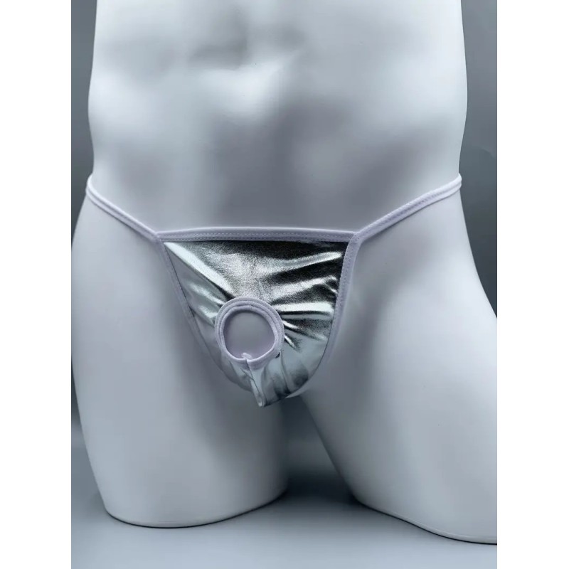 Love Market Mens String Exotic Man Silver Strings