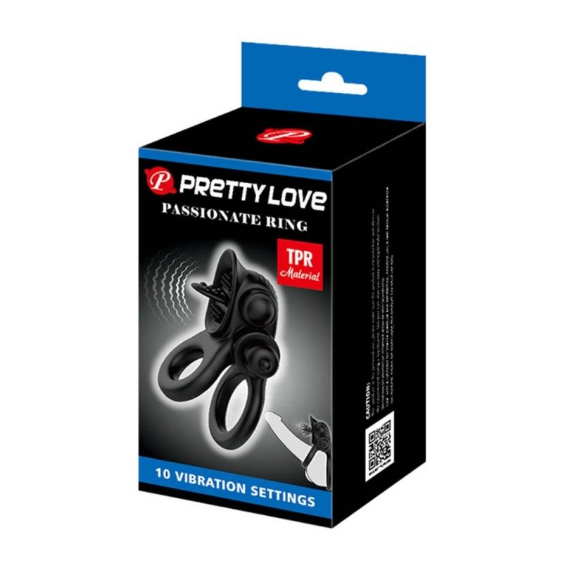 Δαχτυλίδι Πέους Pretty Love Passionate Ring Μαύρο Pretty Love Δαχτυλίδι Πέους Pretty Love Passionate Ring Μαύρο Δαχτυλίδια Πέους