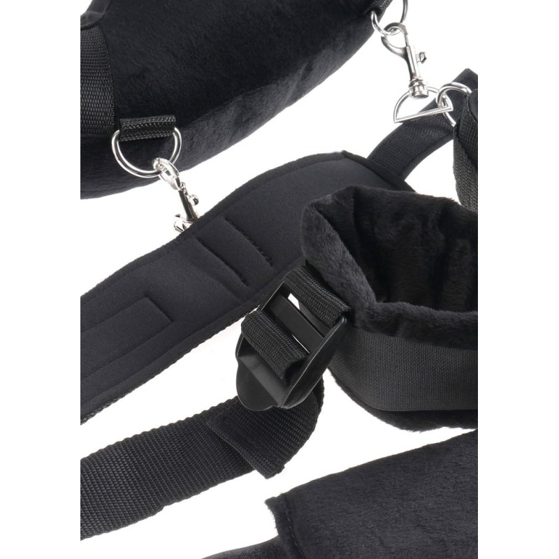 Fetish Fantasy Series Κιτ Δεσίματος Fetish Fantasy Series Position Master With Cuffs Μαύρο Δεσίματα