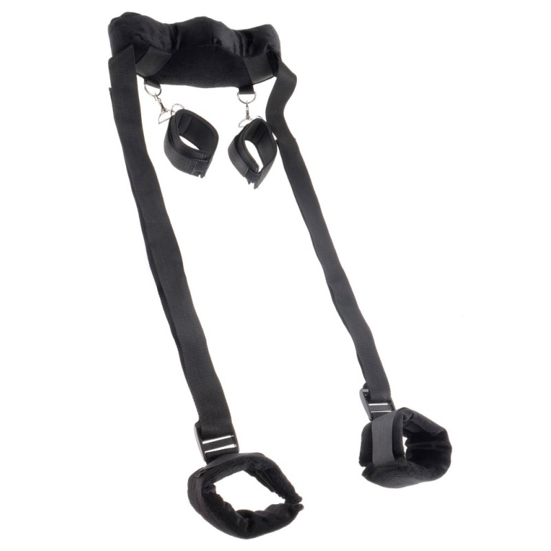 Fetish Fantasy Series Κιτ Δεσίματος Fetish Fantasy Series Position Master With Cuffs Μαύρο Δεσίματα