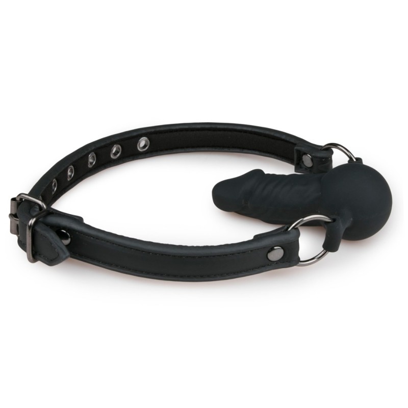 Easytoys – Fetish Collection Ball Gag with Silicone Dong Easytoys Black Ball Gags