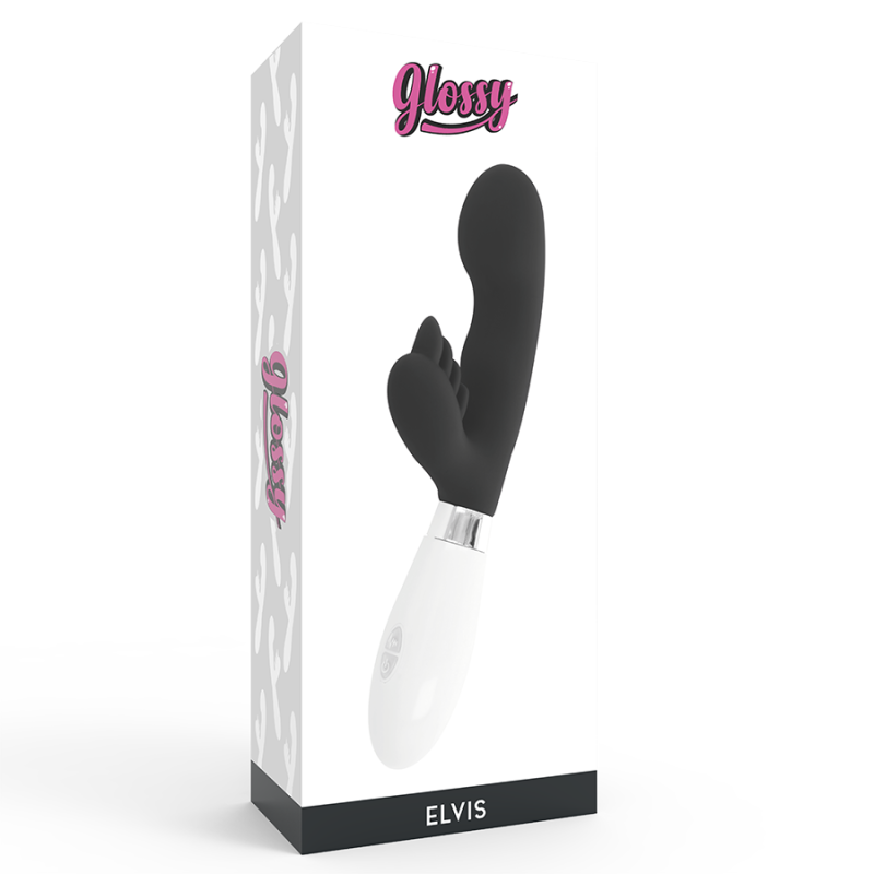 Δονητής Rabbit Glossy Elvis Μαύρος Glossy Δονητής Rabbit Glossy Elvis Μαύρος Rabbit