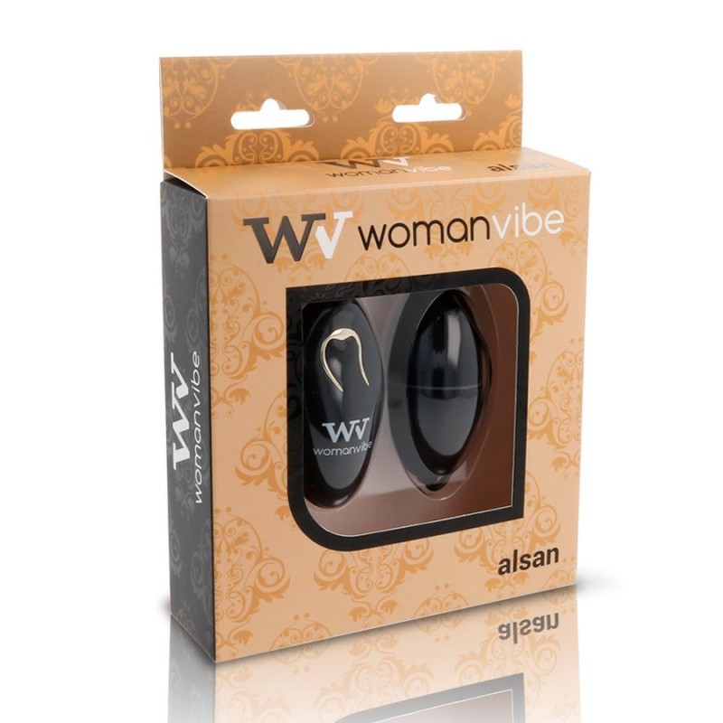 Δονούμενο Αυγό Womanvibe Alsa Μαύρο Womanvibe Δονούμενο Αυγό Womanvibe Alsa Μαύρο Δονούμενα Αυγά