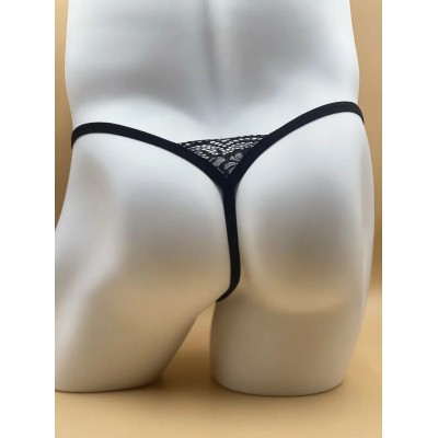 Mens Thong Lacy Dream Black Mens Thong Lacy Dream Black