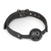 Ball Gag with PVC Ball Easytoys Black