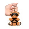 Rope Teddy Bear Keychain