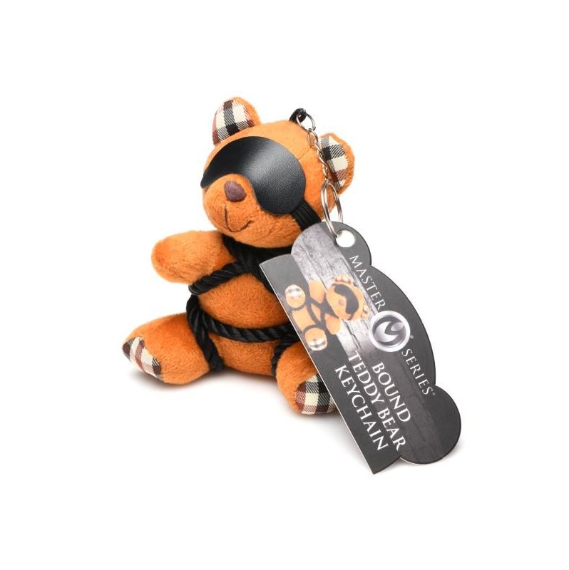 Rope Teddy Bear Keychain