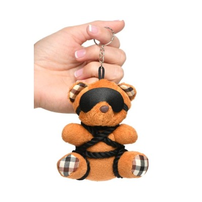 Rope Teddy Bear Keychain