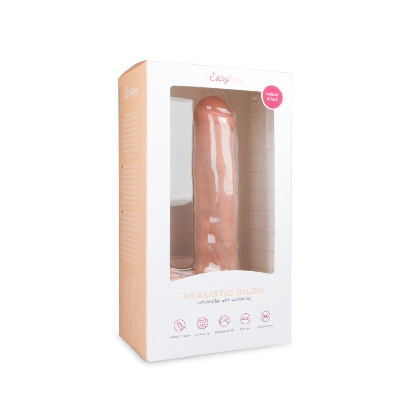 Ρεαλιστικό Dildo Easytoys 29.5cm Μπεζ Ρεαλιστικό Dildo Easytoys 29.5cm Μπεζ