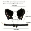 Headband with Cat Ears and Choker Set Black Headband with Cat Ears and Choker Set Black