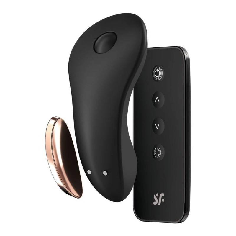 Underwear Vibrator Satisfyer Little Secret Black Underwear Vibrator Satisfyer Little Secret Black