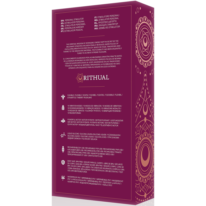 Δονητής G-Spot Rithual Kriya Μοβ Δονητής G-Spot Rithual Kriya Μοβ