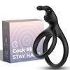 Armony Cock Ring Armony Double Rabbit Black Cock Rings
