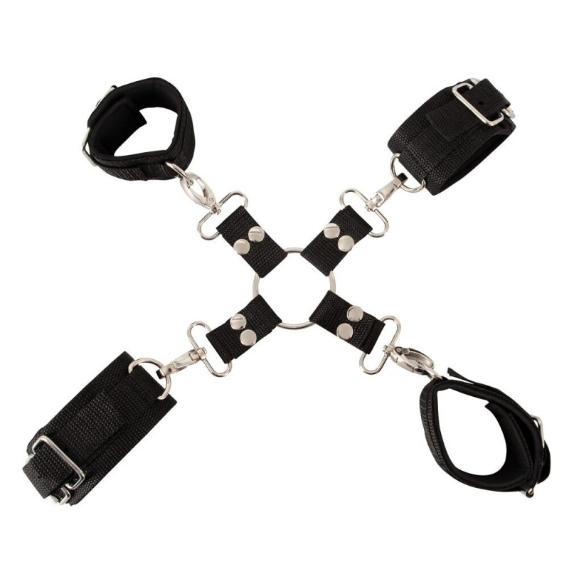 Fetish Fantasy Series Κιτ Δεσίματος Fetish Fantasy Series Heavy Duty Hogtie Kit Μαύρο Δεσίματα