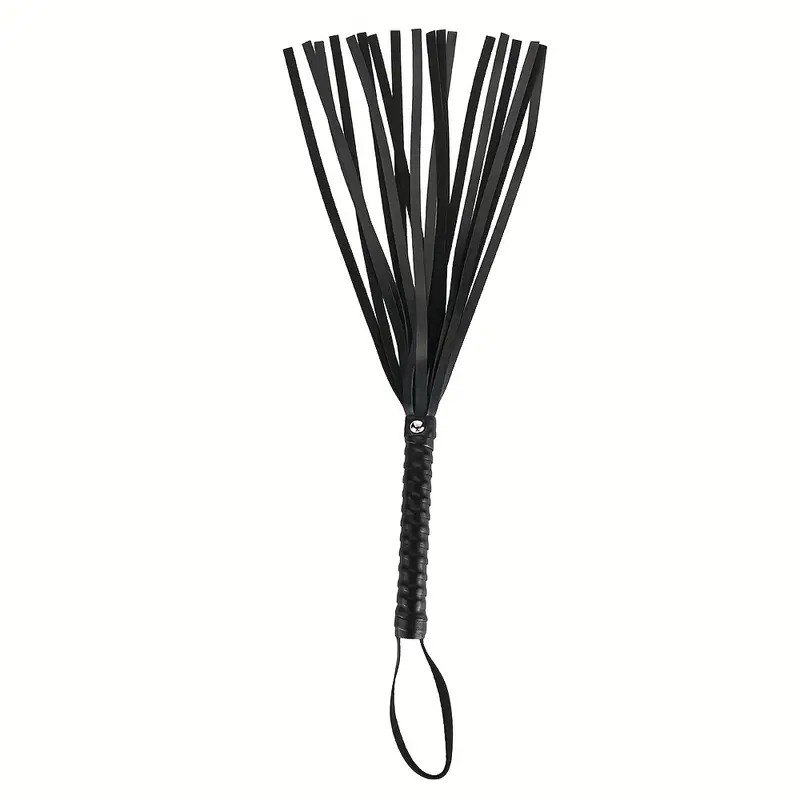 Love Market PU Leather Flogger Love Market Black Floggers & Paddles