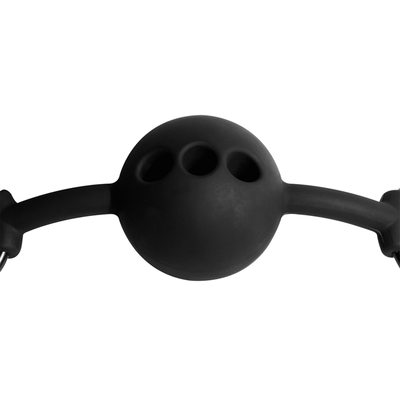 Silicone Ball Gag Fetish Submissive Black