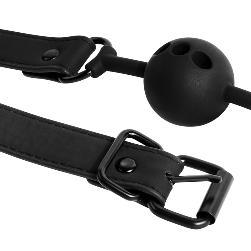Silicone Ball Gag Fetish Submissive Black