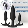 Butt Plug Silicone Set Love Market Black