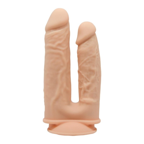Διπλό Dildo Dreamtoys Double Penetrator 19.5cm Μπεζ