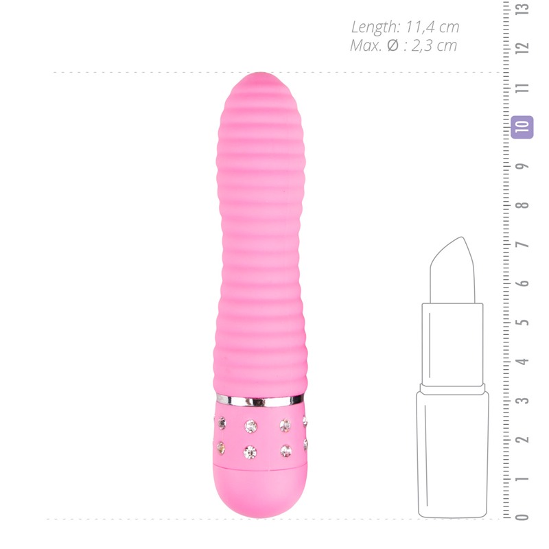 Μίνι Δονητής Easytoys Ribbed Ροζ Easytoys – The Mini Vibe Collection Μίνι Δονητής Easytoys Ribbed Ροζ Μίνι