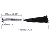 Love Market Flogger With Metal Anal Plug Love Market Black Floggers & Paddles